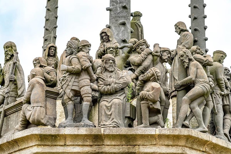 Figures of the Calvaire in the Enclosed Parish of Plougonven