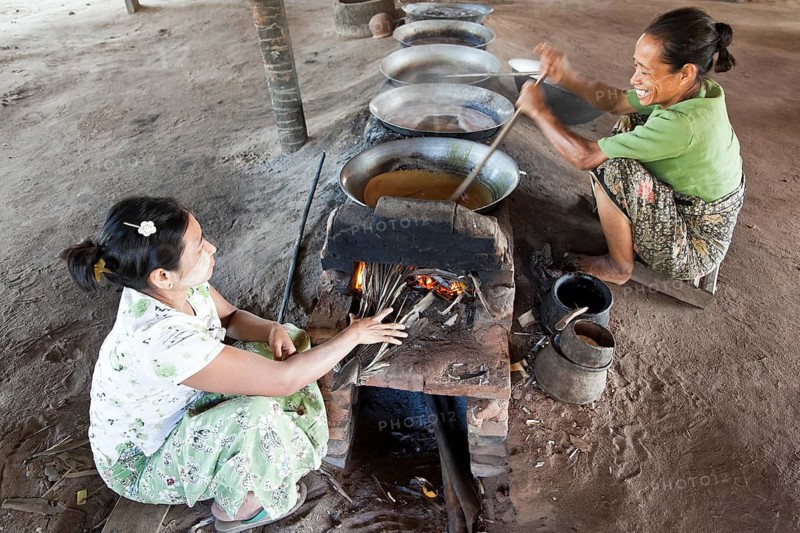 Women making liquor