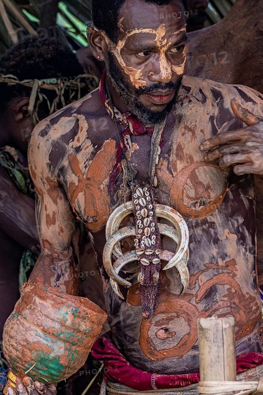 Dancers in war paint