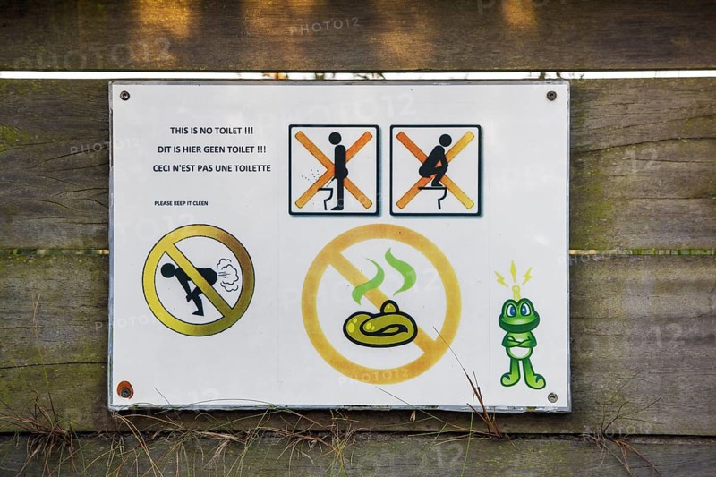 Prohibition sign