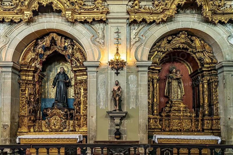 Altar of the church Igreja de Sao Francisco