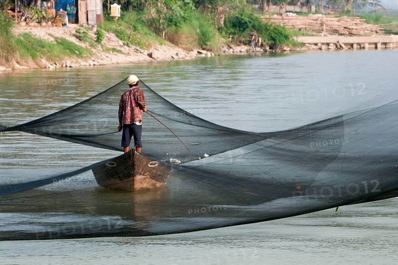 Fishermen in the net