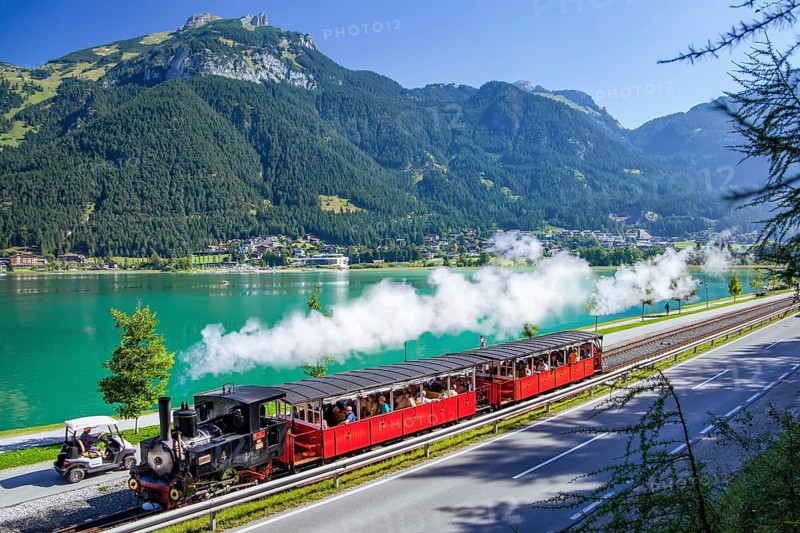 Historic steam cogwheel railway