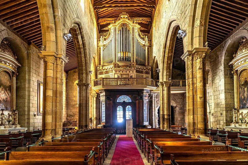 Church organ of the church Igreja de Nossa Senhora da Oliveira