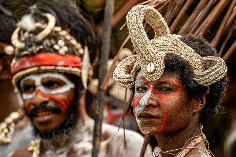 Dancers in war paint