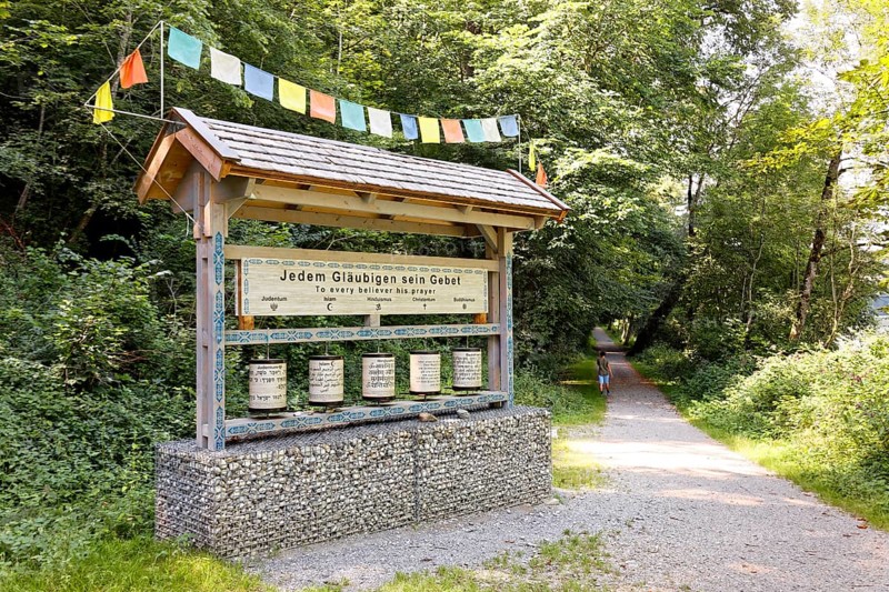 Interdenominational prayer wheels