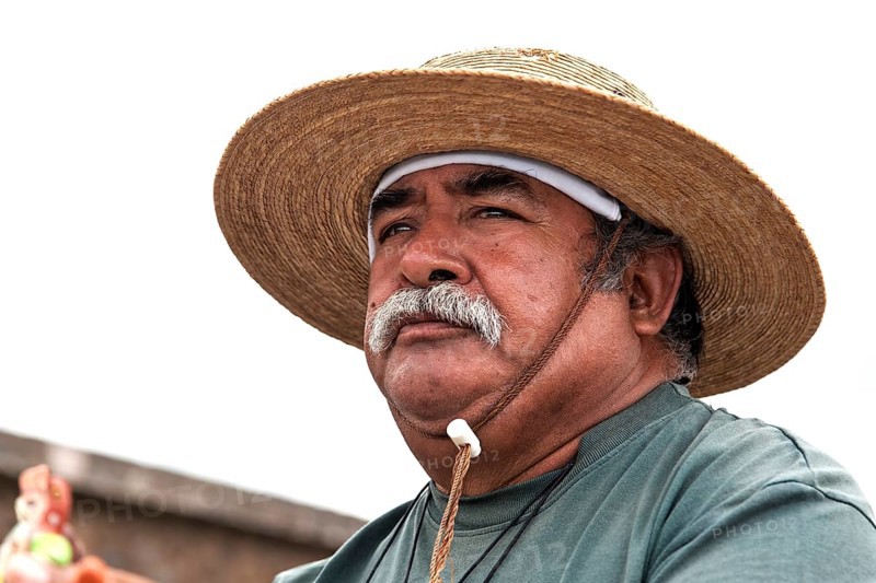 Mexican with hat