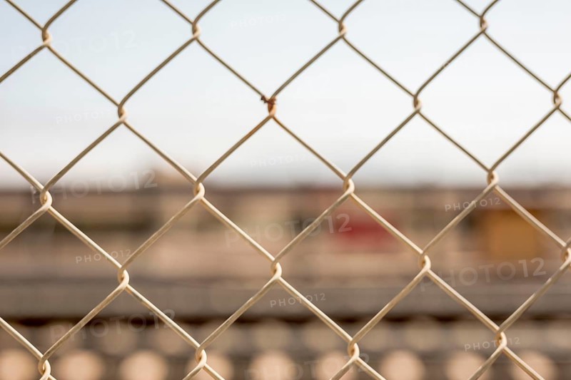 Close up chain link fence