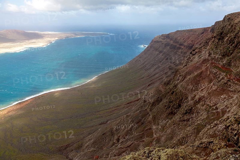 View from Mirador del Rio to Isla Graciosa
