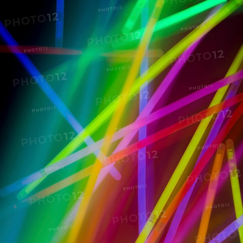 Abstract colorful neon tubes rainbow background