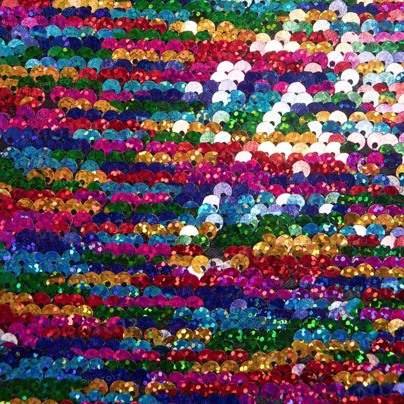 Bright multicolored sequins background
