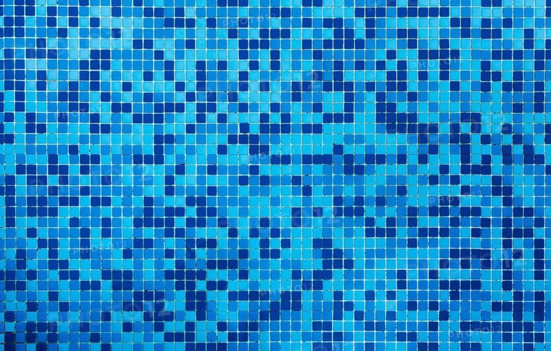Bathroom blue tiles texture background