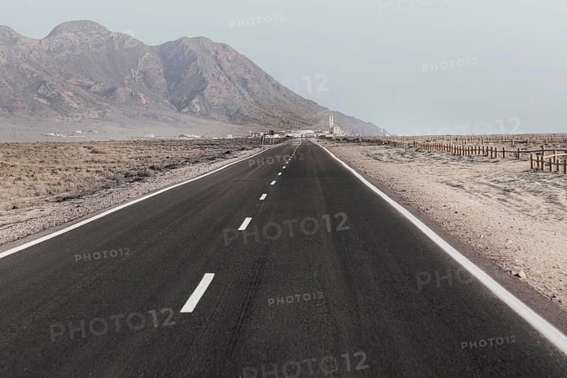 Beautiuful landscape with road hills