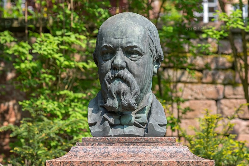 Bust of Ludwig Eichrodt 1827-1892