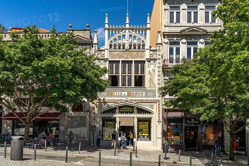 The Livraria Lello bookshop in the old town of Porto