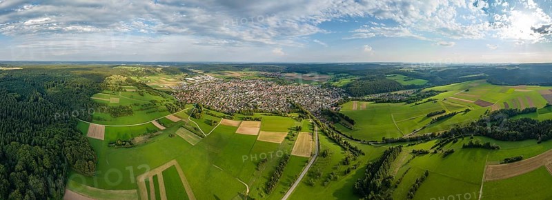 Steinheim am Albuch at the north-eastern end of the Swabian Alb