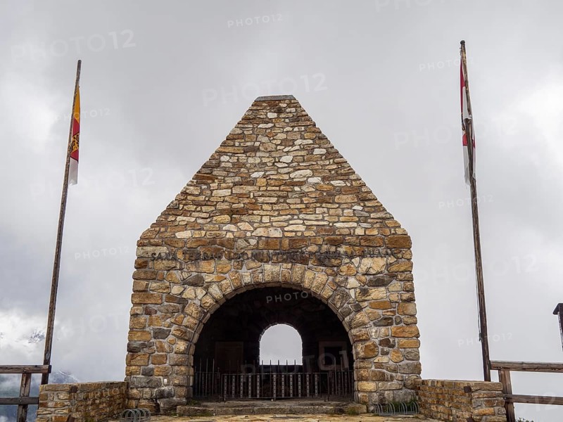 The Fuscher Toerl Tower on the Grossglockner High Alpine Road