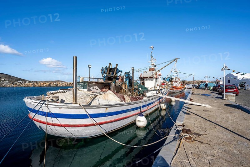 Fishing boats in Naoussa harbour