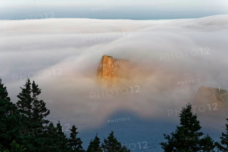 Fog at Perce Rock