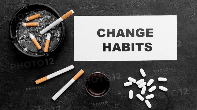 Change habits message