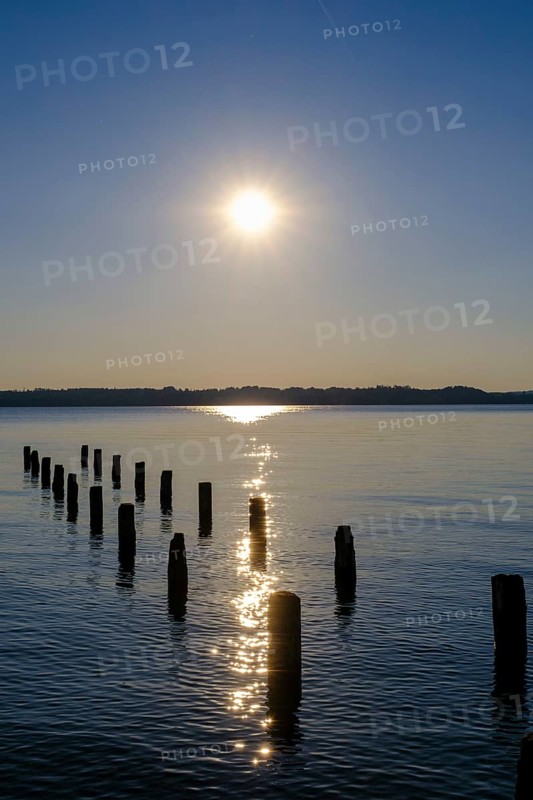 Sunset at Buchscharner Seewirt