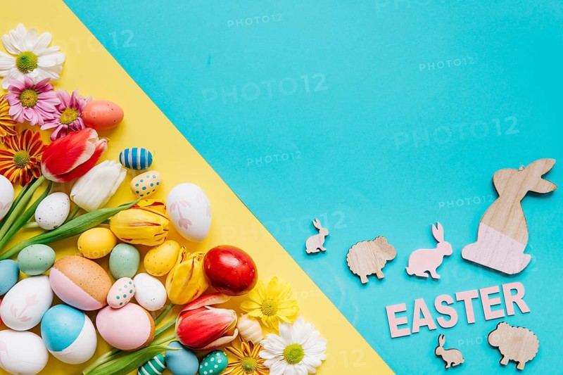 Colorful arrangement easter