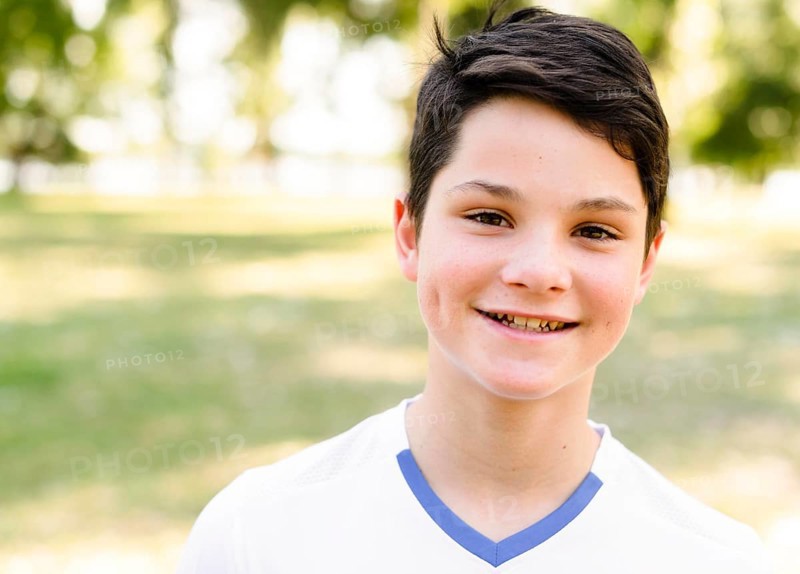 Little boy smiling sportswear
