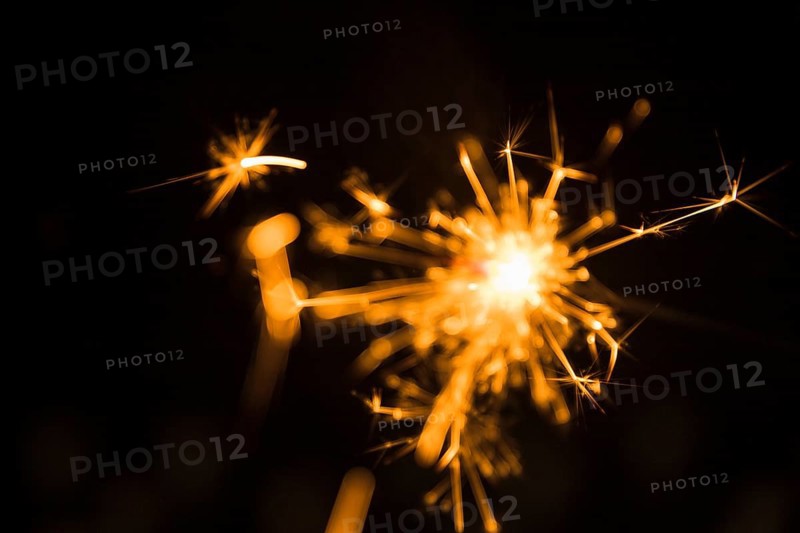 Christmas sparkler dark background