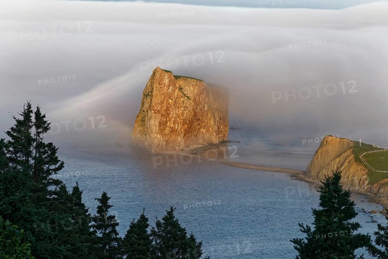 Fog at Perce Rock