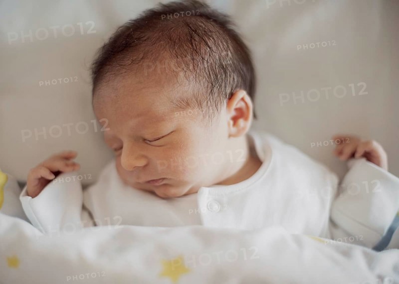 Portrait little baby sleeping