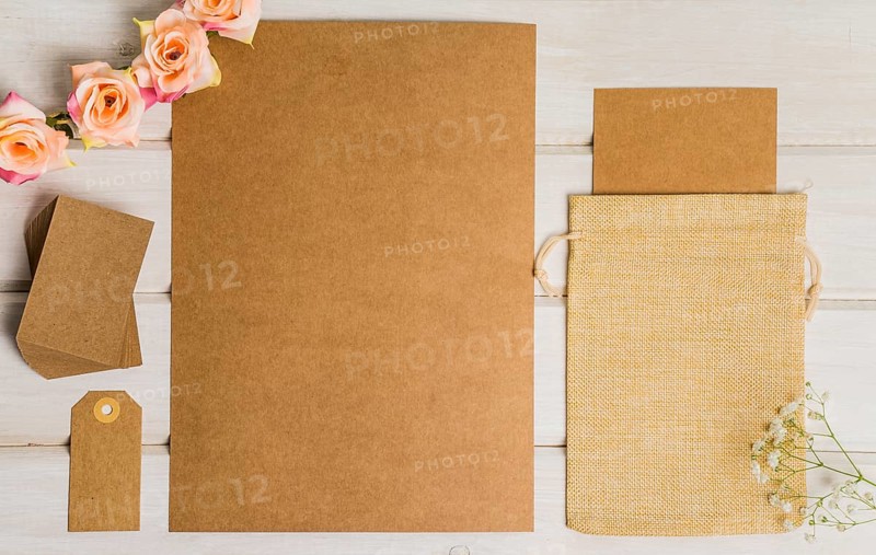 Cute blank stationery set