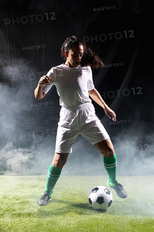 Full shot fit woman sportswear