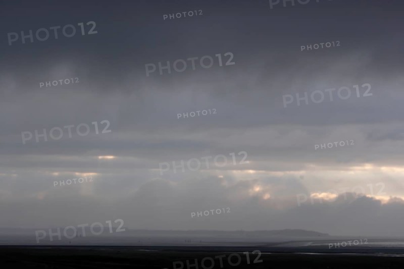 Stormy atmosphere on the island of Minsener Oog