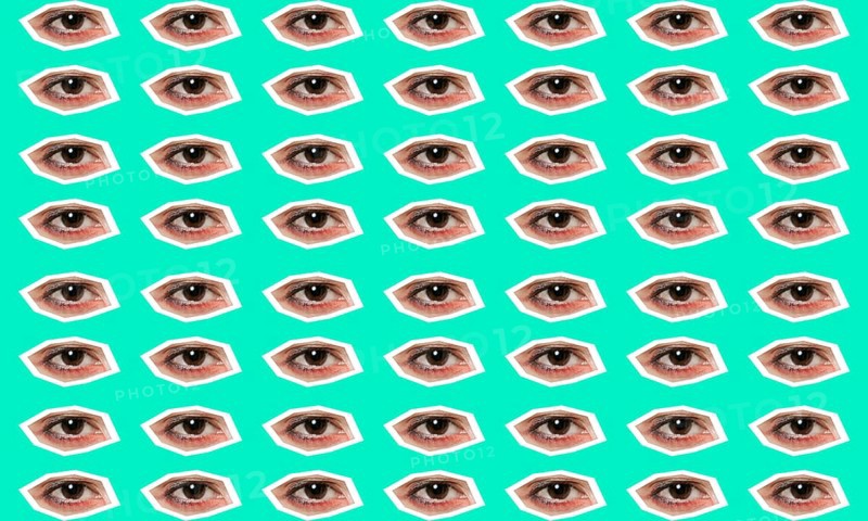 Collage with eyes collection