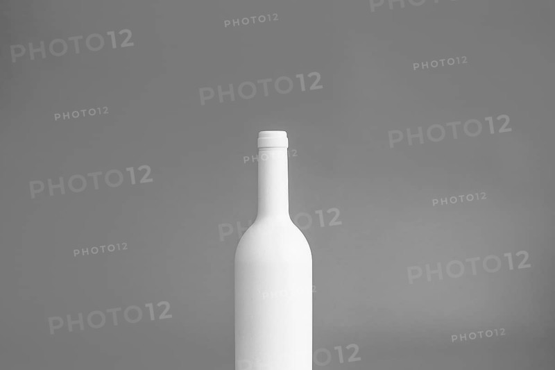 White bottle mockup