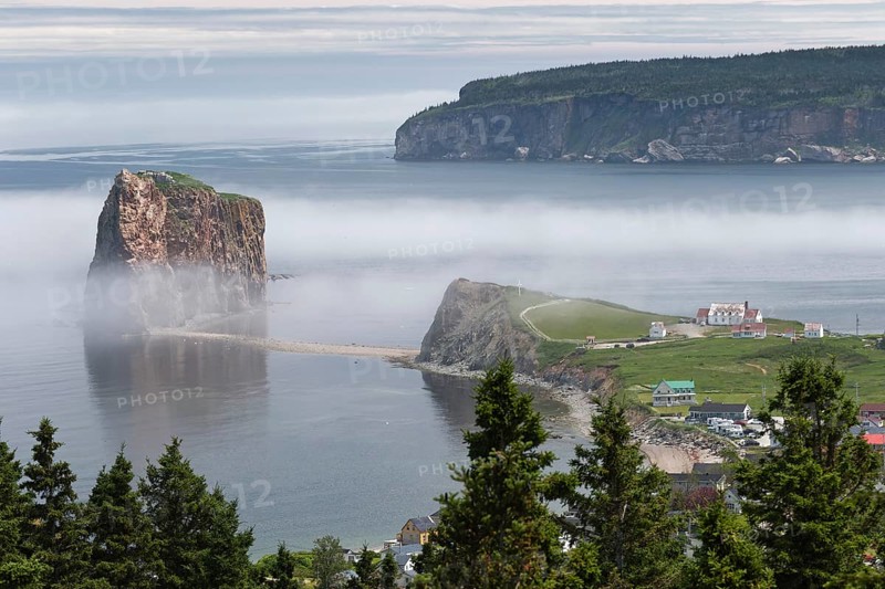 Fog at Perce Rock