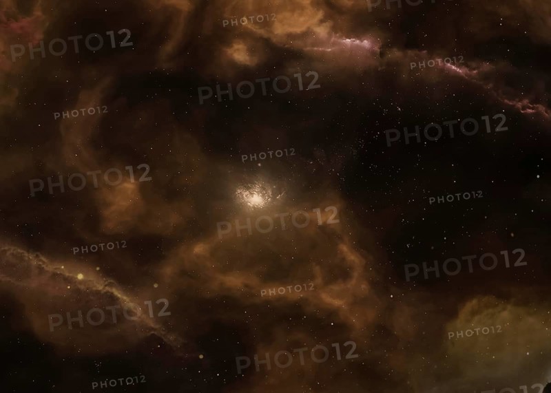 Galaxy night landscape