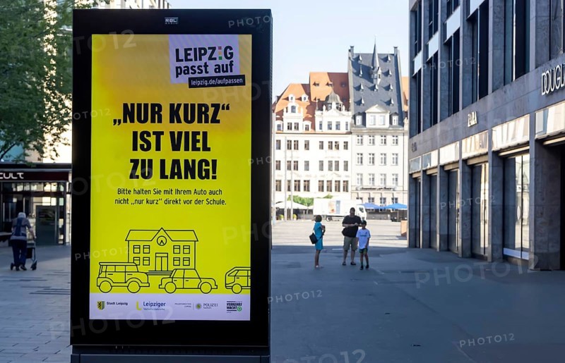 Joint poster campaign by the city of Leipzig
