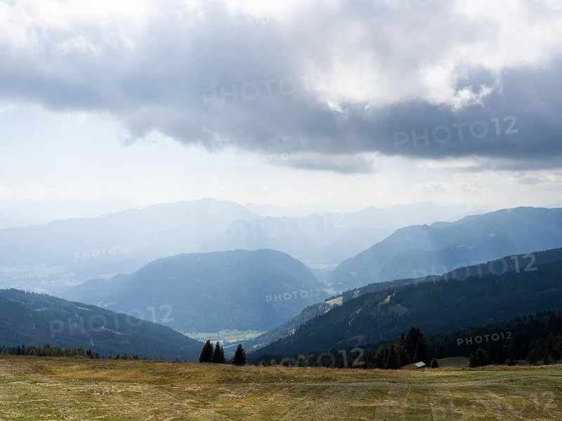 View from the Gerlitzen Alpe into the Drau Valley