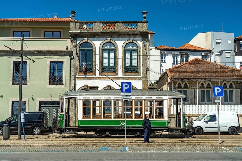 Historic Electrico tramway in Porto