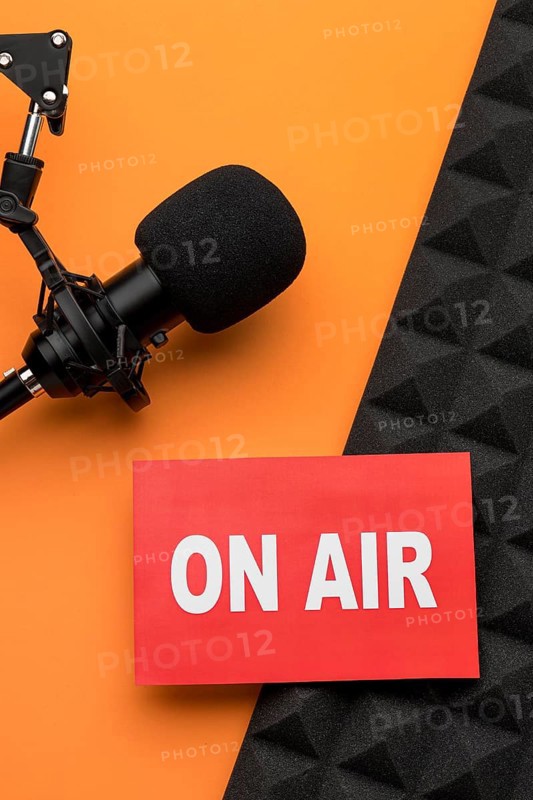 Air banner mic top view