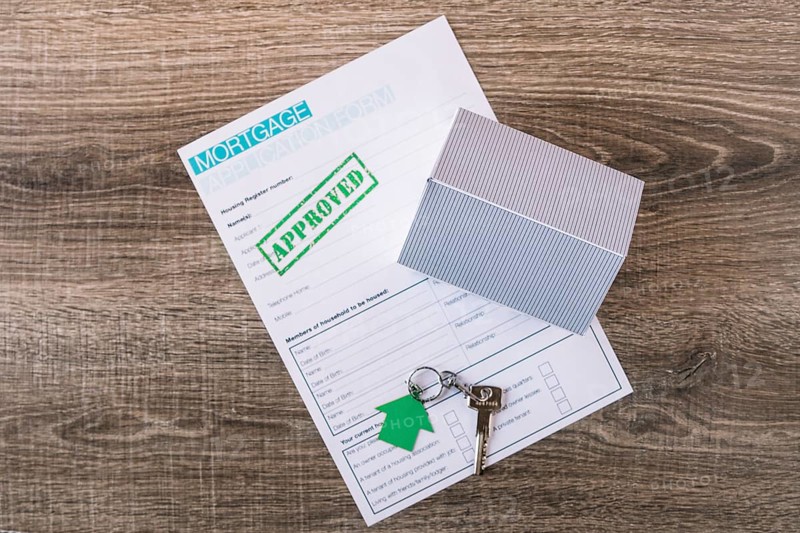 Arranged key approved application mortgage