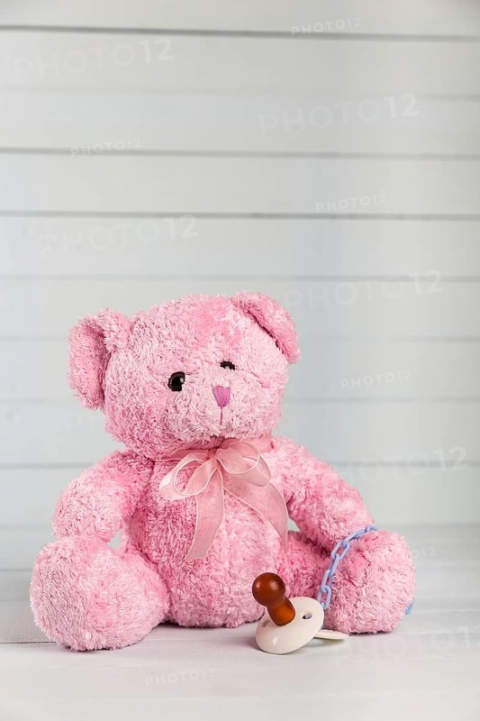 Teddy bear with dummy