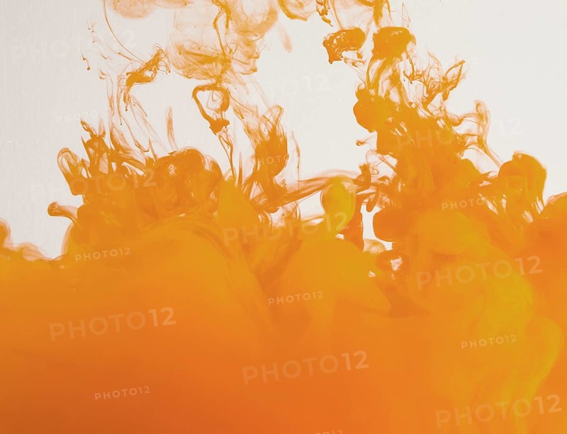 Simple bright orange cloud haze