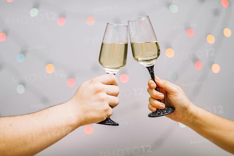Toasting christmas