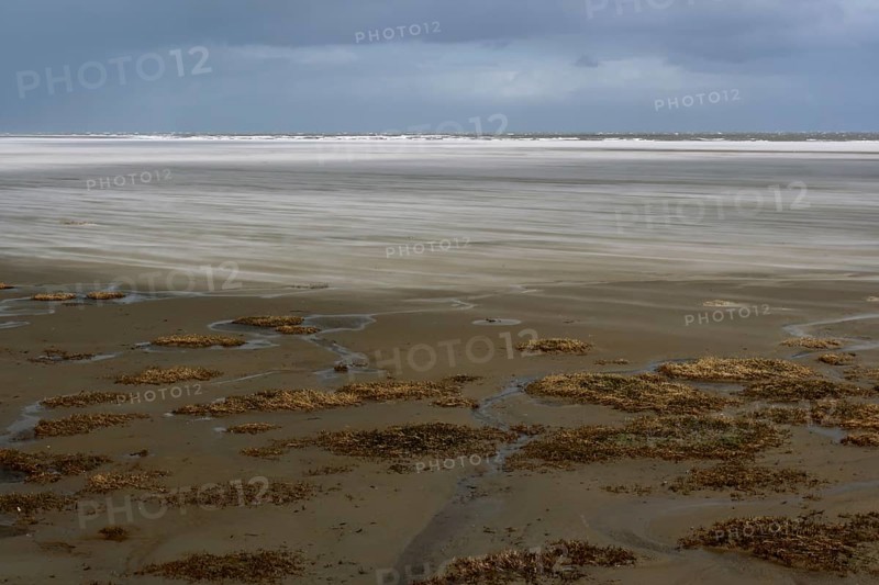 View into the mudflats to the north on the island of Minsener Oog