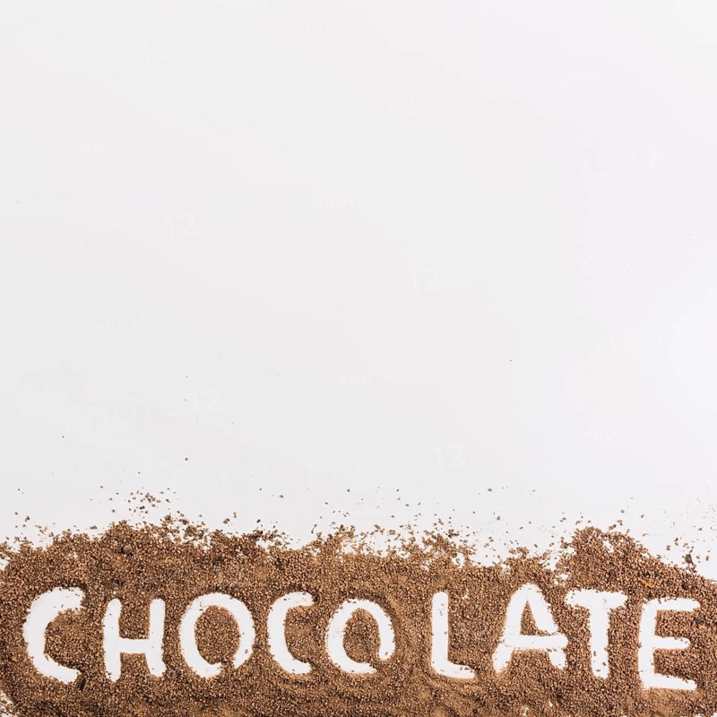 Word chocolate chocolate crumbs