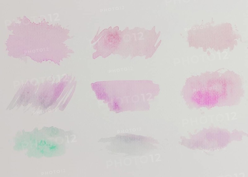 Modern watercolor background with abstract design