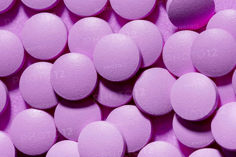 View pills purple background