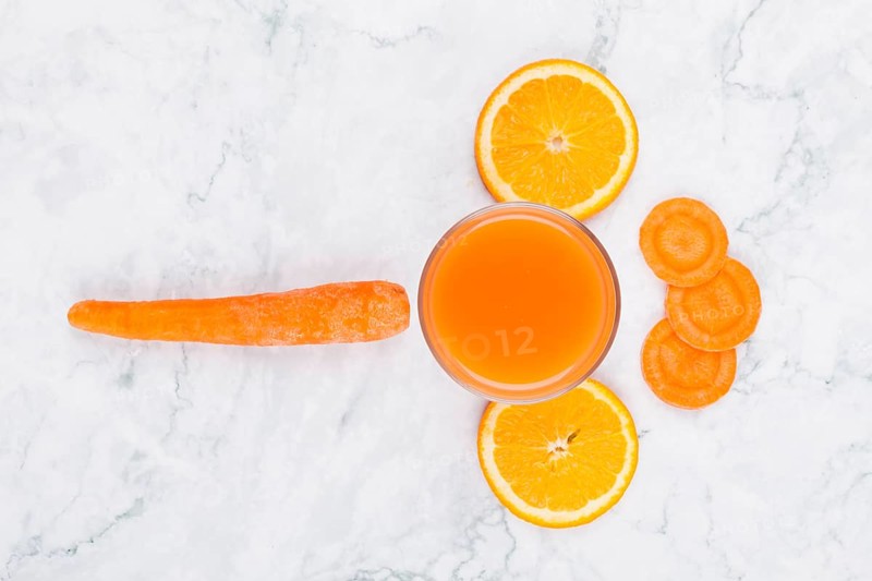 Composition fruit vegetables juice